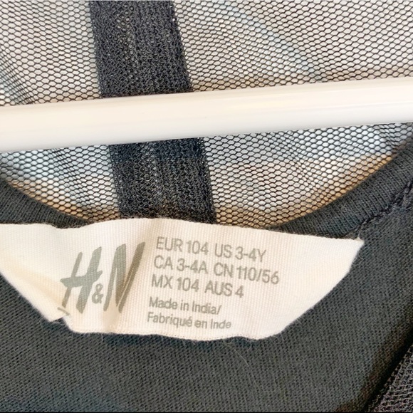 GIRLS H&M skeleton dress costume tulle heart 1142 - Picture 8 of 9